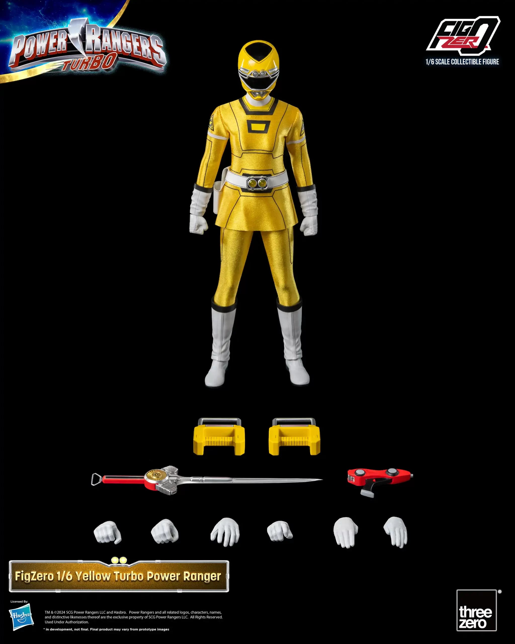 FigZero 1/6 Scale Pre-order Yellow Turbo Ranger - Power Rangers Turbo Figure