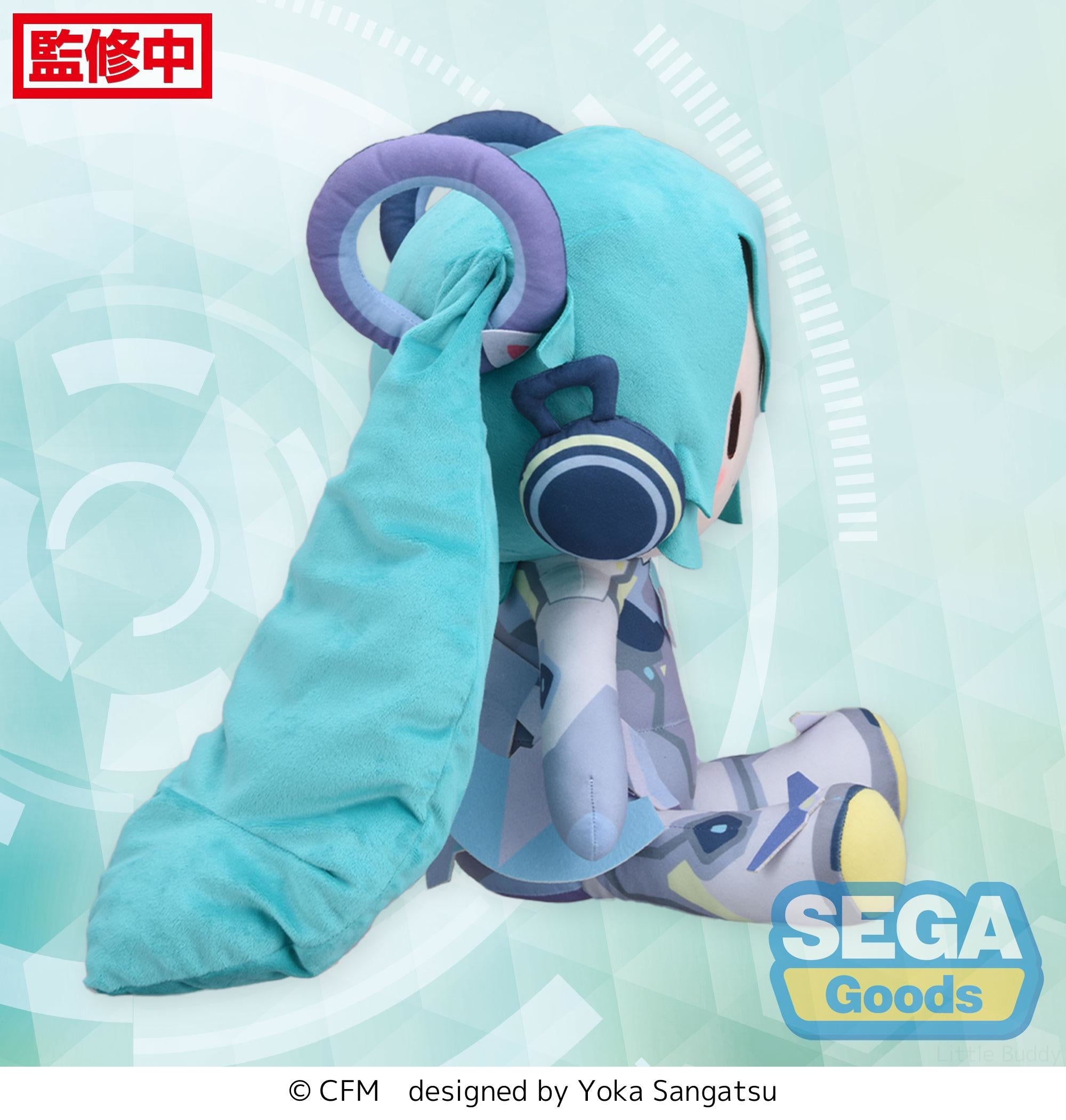 2024 Fuwa Petit LL Racing Miku Over 15-Inch Jumbo Plush