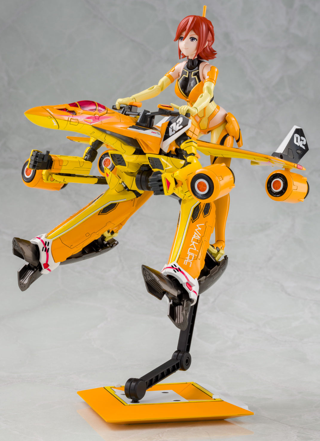 Aoshima V.F.G. Macross Delta VF-31J Siegfried Kaname Buccaneer Color-Molded Model Kit