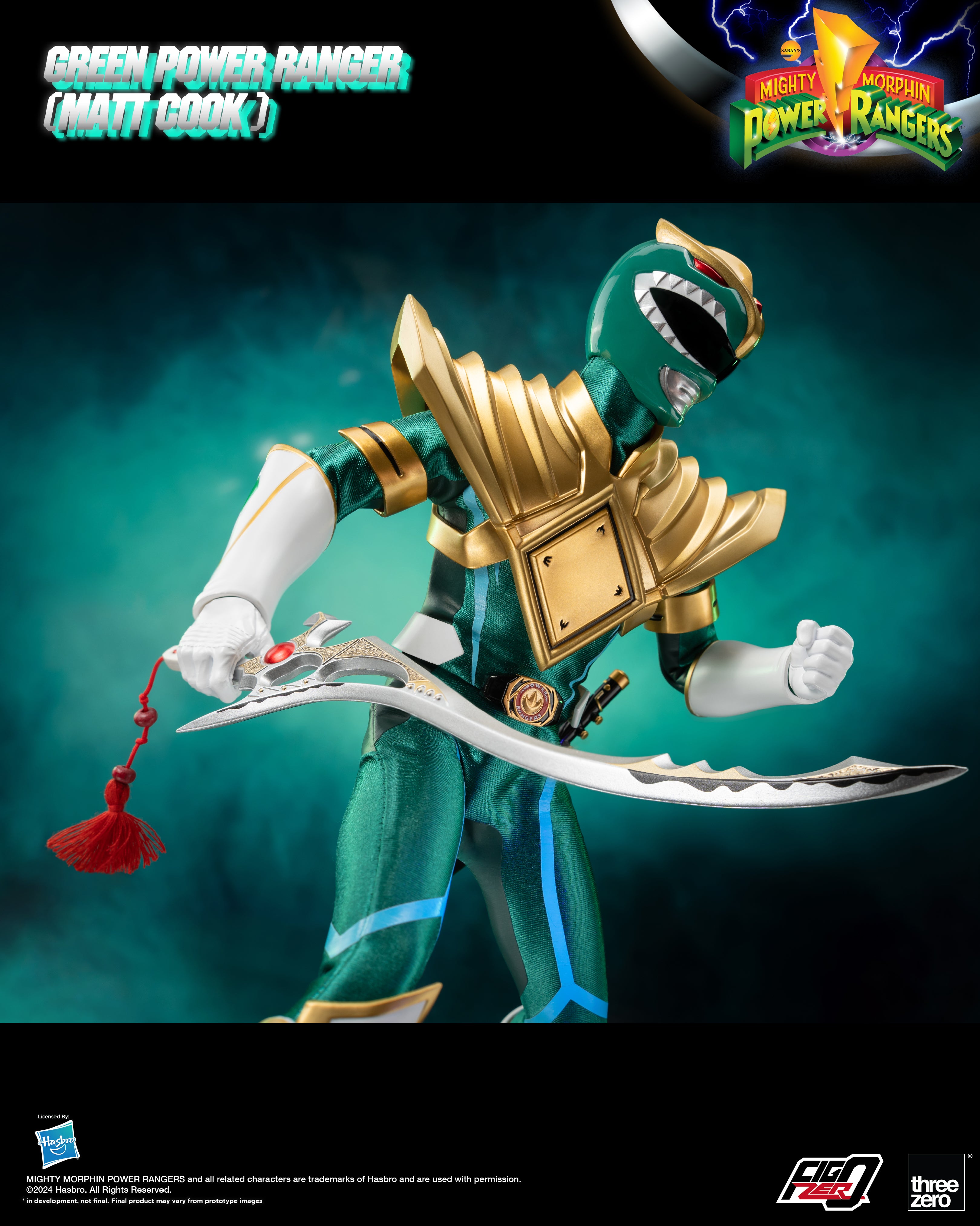 FigZero 1/6 Scale Mighty Morphin Green Ranger Matt Cook Version Toy