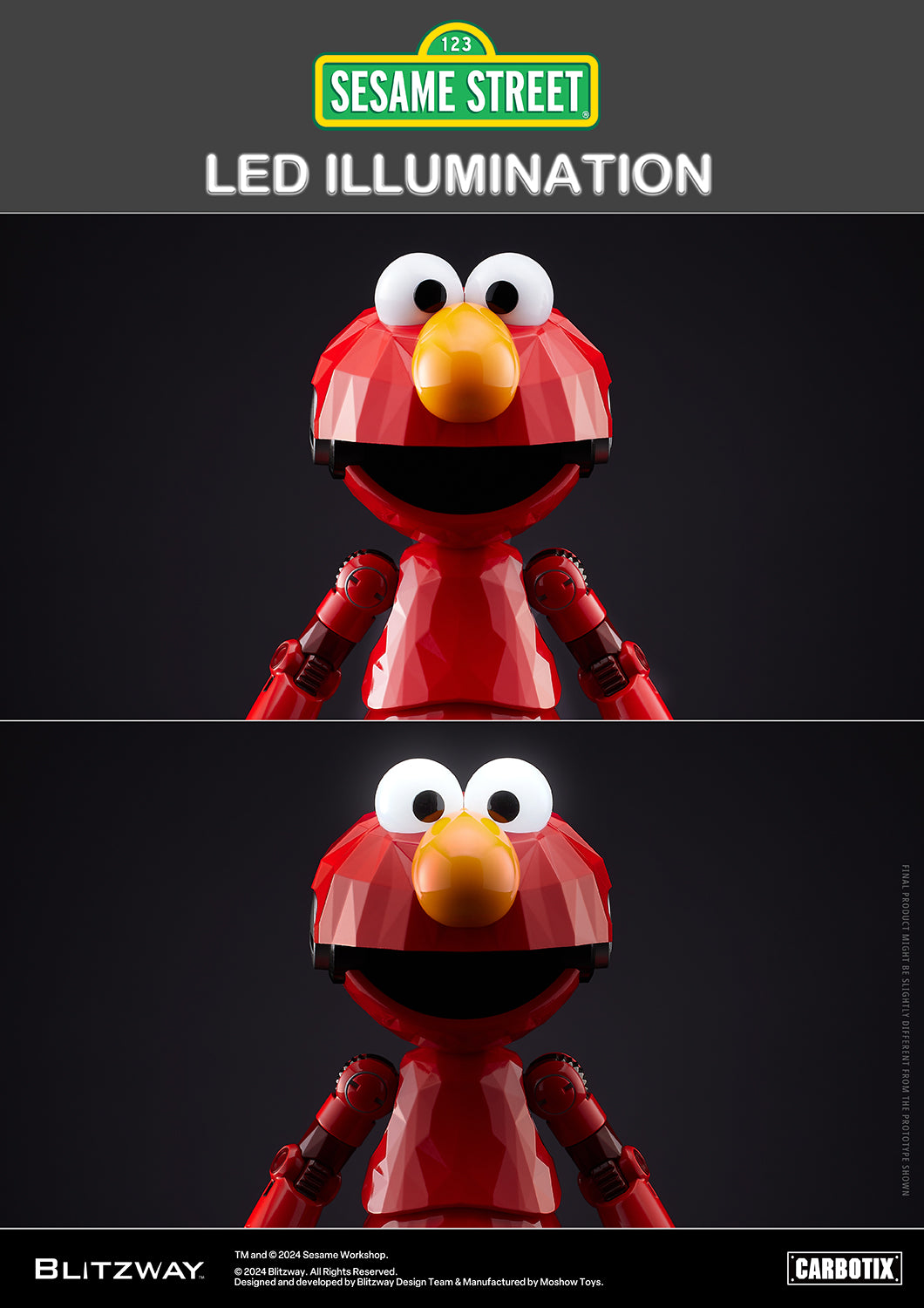 [PREORDER] Blitzway's CARBOTIX Elmo - The Robotic Sesame Street Star