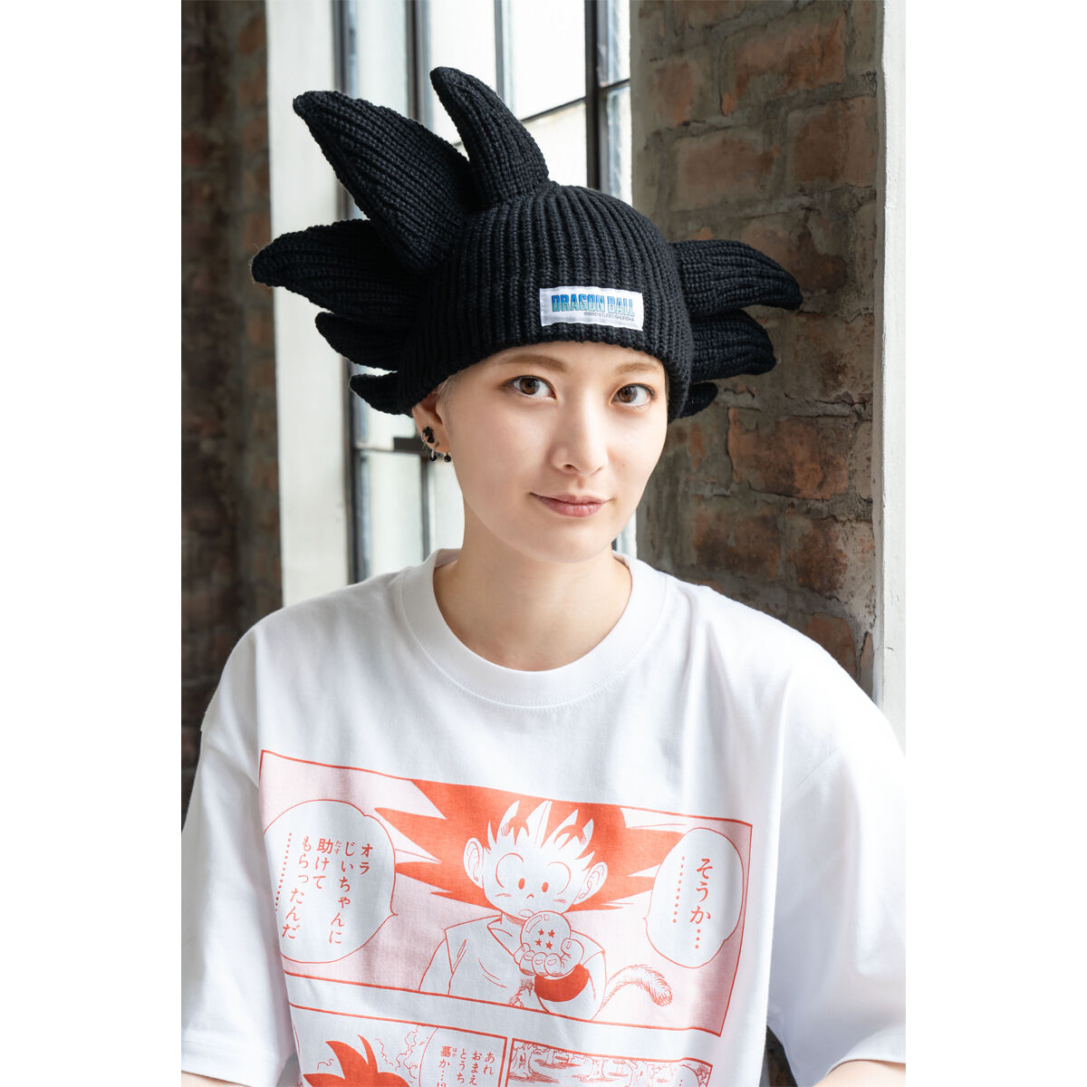 Stylish DragonBall - Inspired Goku Hair Design Beanie Cap for Head Warmth