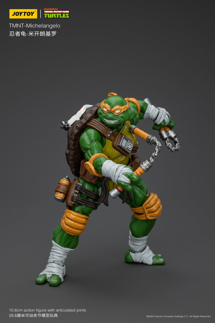 [PREORDER] 1/18 Scale JoyToy Teenage Mutant Ninja Turtles Michelangelo Action Figure
