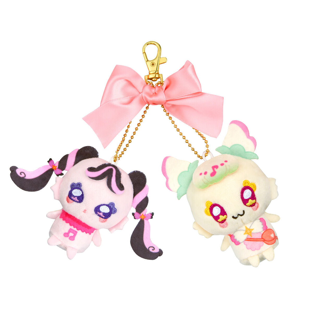 Cute Chibi Cure Purirun & Meroron Mascots for Bag Attachments