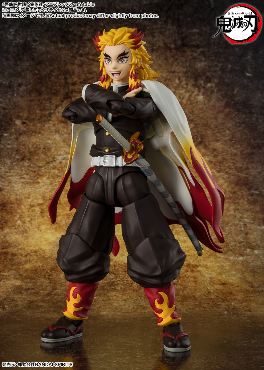 Preorder: SH Figuarts Demon Slayer Kyojuro Rengoku Action Figure