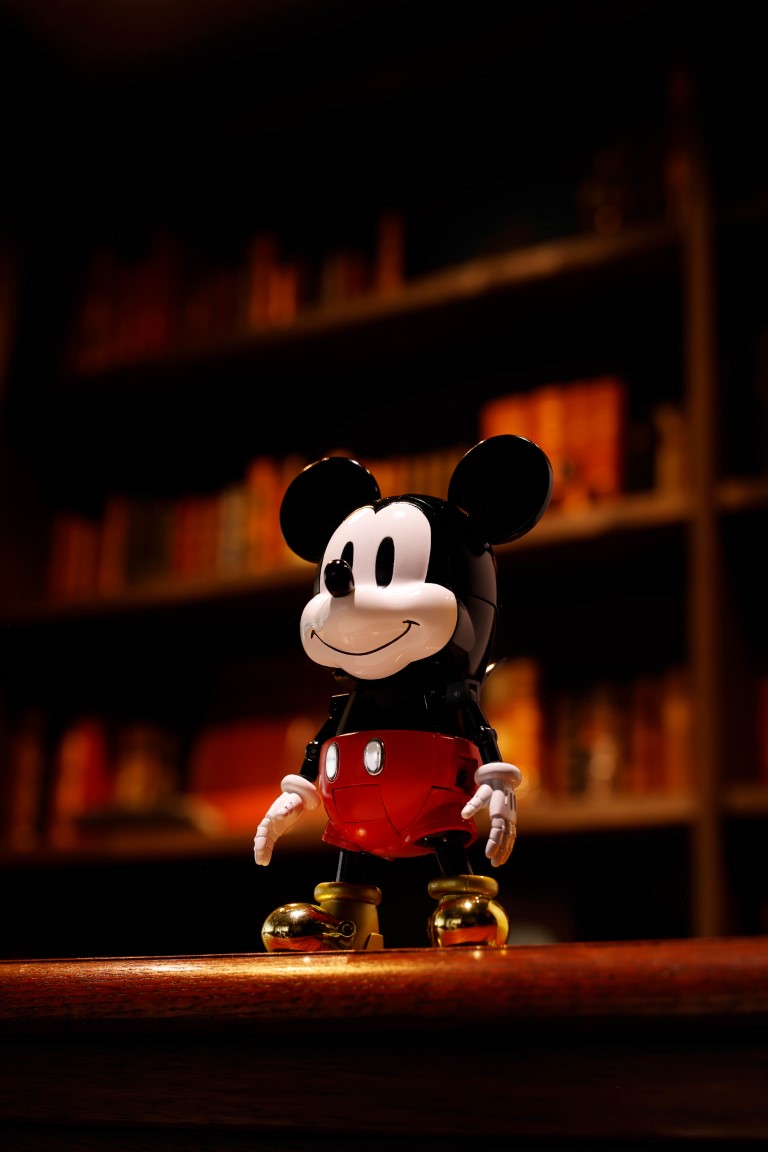 Bandai Chogokin Super Transformable Mickey Mouse Figure Designed by Renowned Mechanical Designer Kunio Okawara