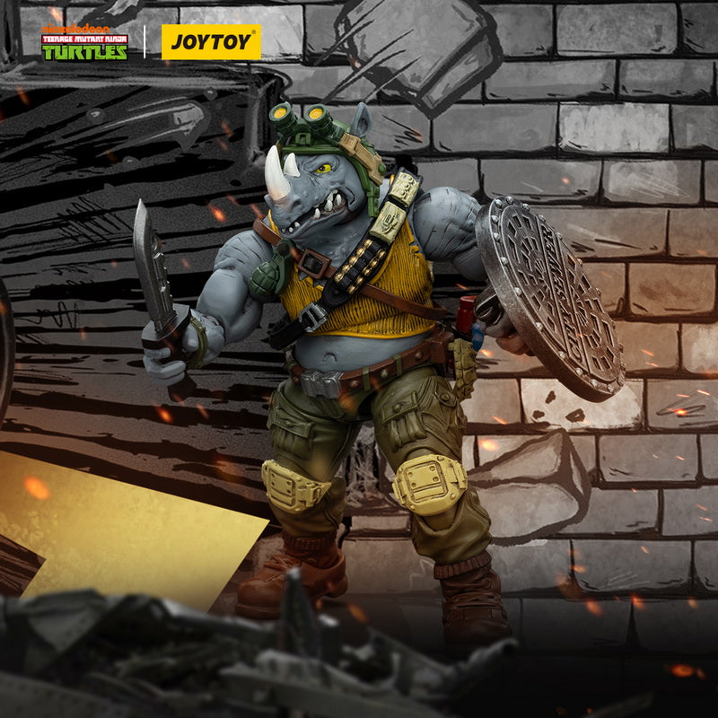 Pre - Order: 1/18 Scale Collectible Action Figure of JoyToy TMNT Rocksteady