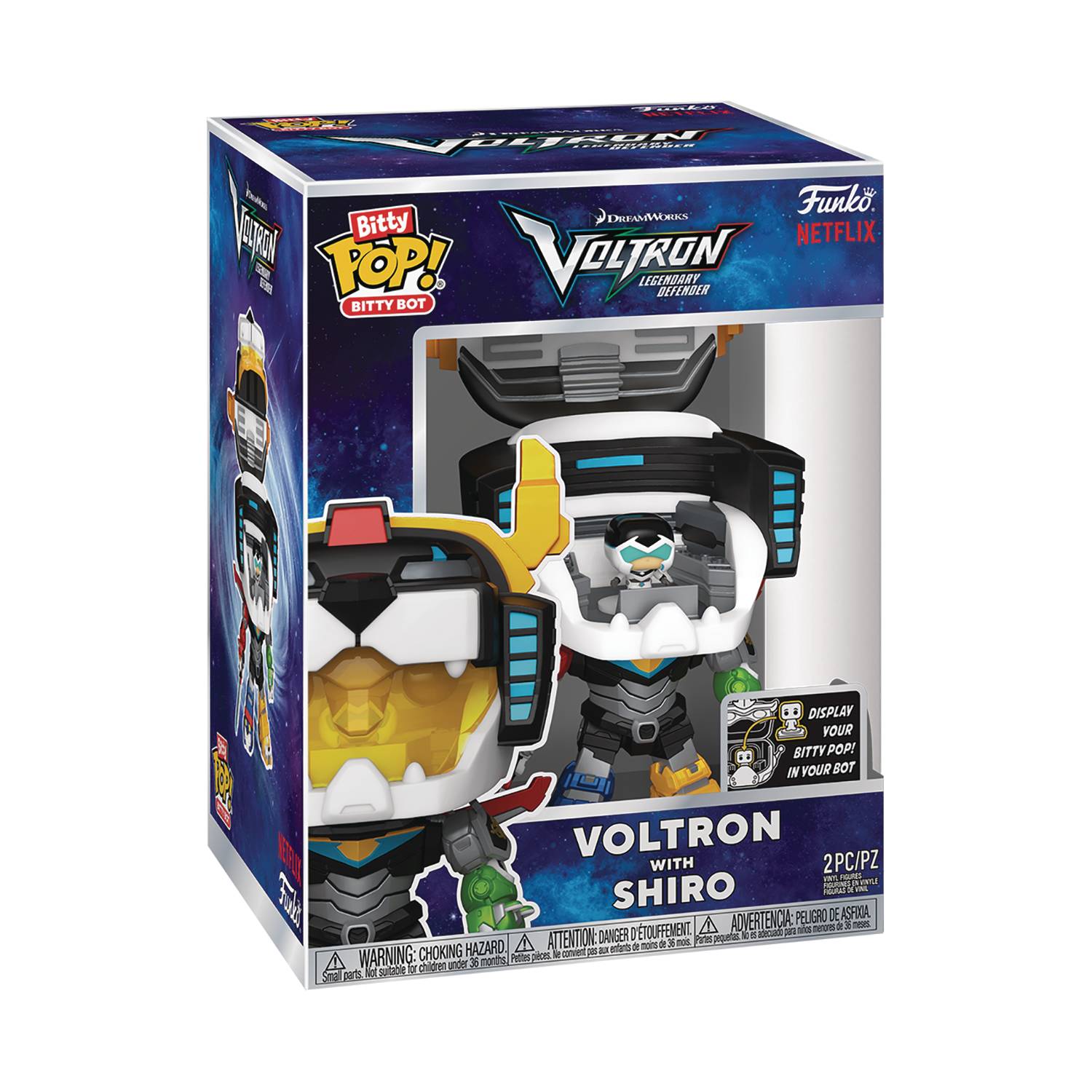Bitty POP! Bitty Bot Voltron with Shiro - Collectible Vinyl Figure
