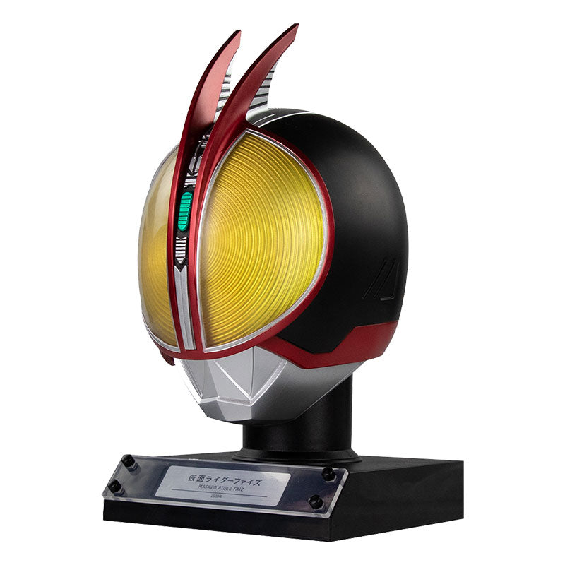 Museum-quality Mask of Kamen Rider Faiz with LED Feature