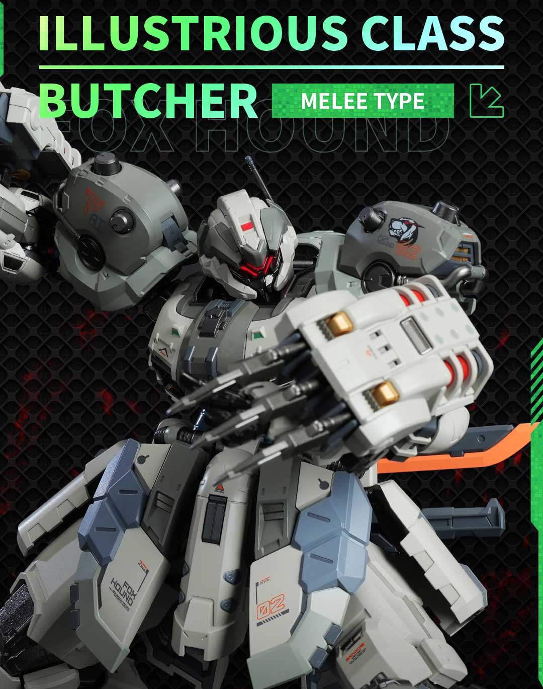 [Pre - order] MOSHOW Progenitor Effect Illustrious Class Fox Hound Butcher Melee Type Mecha Toy