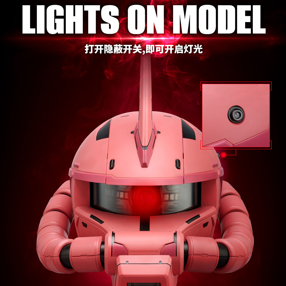 [PREORDER] BN Zaku II Char's Custom Head Collection Vol 3
