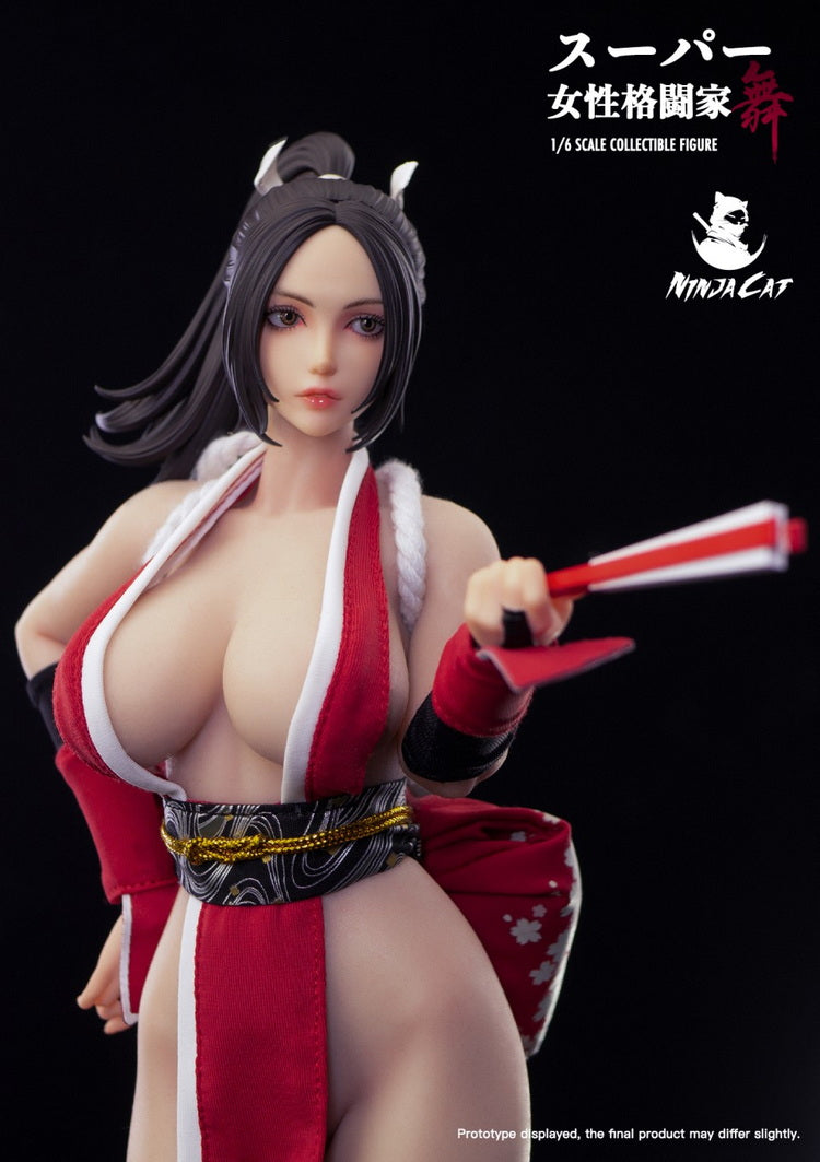 Pre - order 1/6 Scale Female Action Figure: Ninja Cat N001 Female Fighter Mai