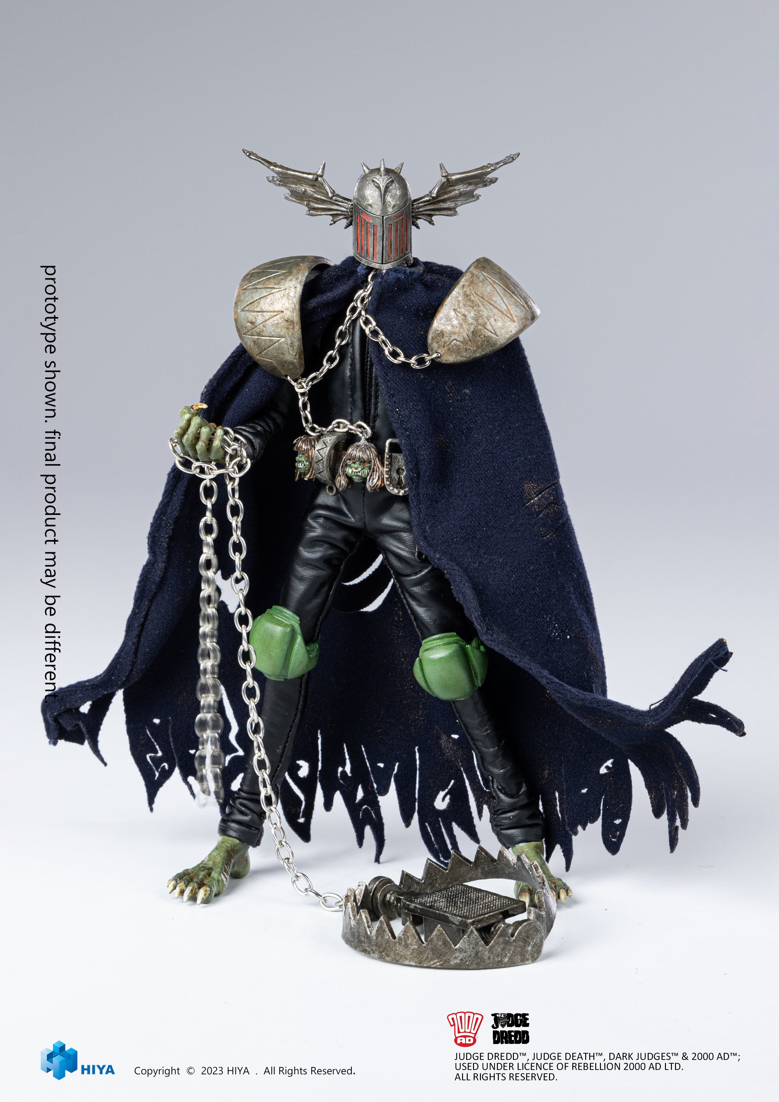 HIYA Toys' 1:12 Scale Exquisite Super Judge Fear Action Figure - Judge Dredd Collectible