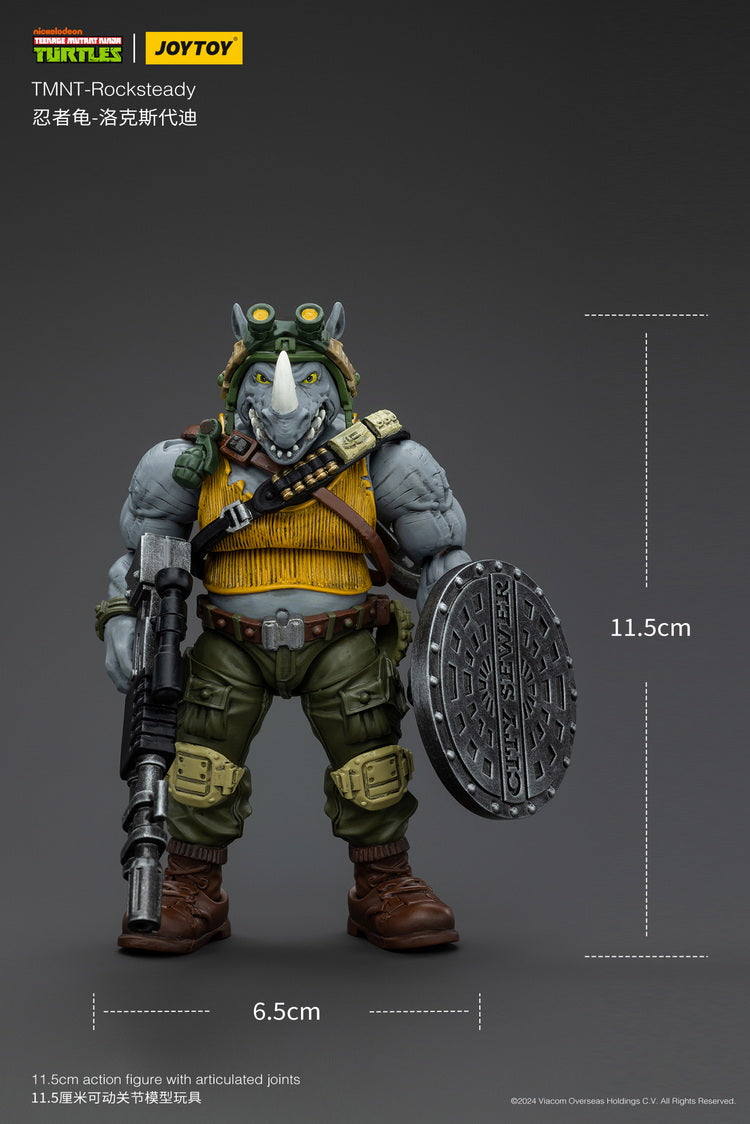 Pre - Order: 1/18 Scale Collectible Action Figure of JoyToy TMNT Rocksteady