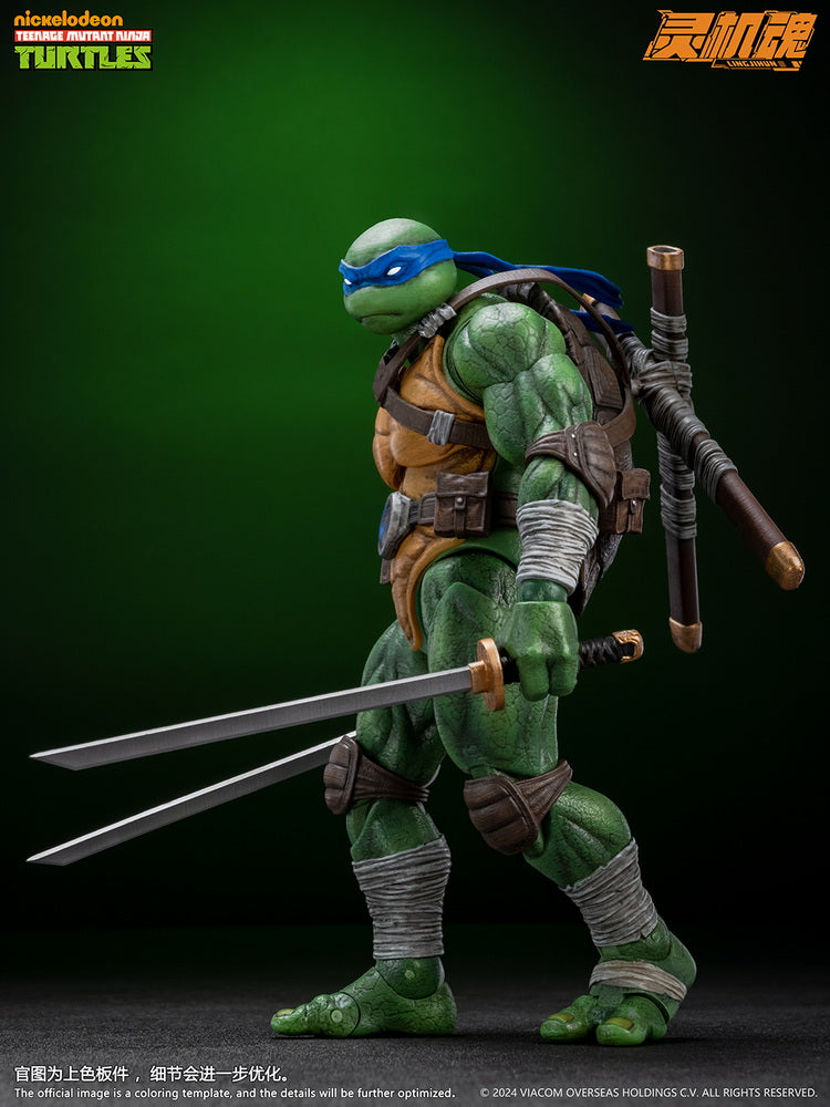 PREORDER - LINGJIHUN Realistic Leonardo Action Figure from Ninja Turtles Series