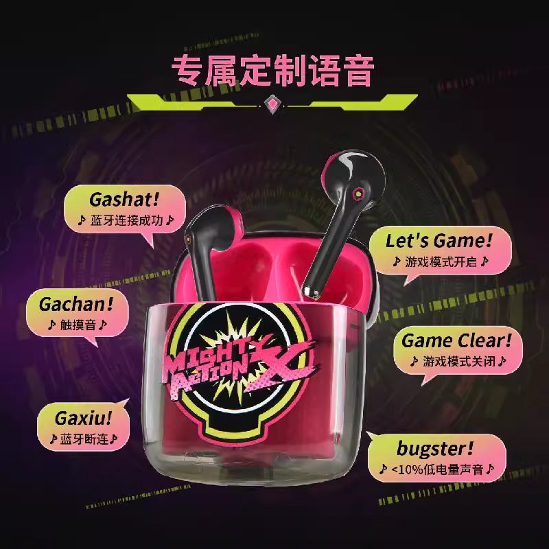 Kamen Rider Ex - Aid Bluetooth Billipods Earbuds with Themed Case Set