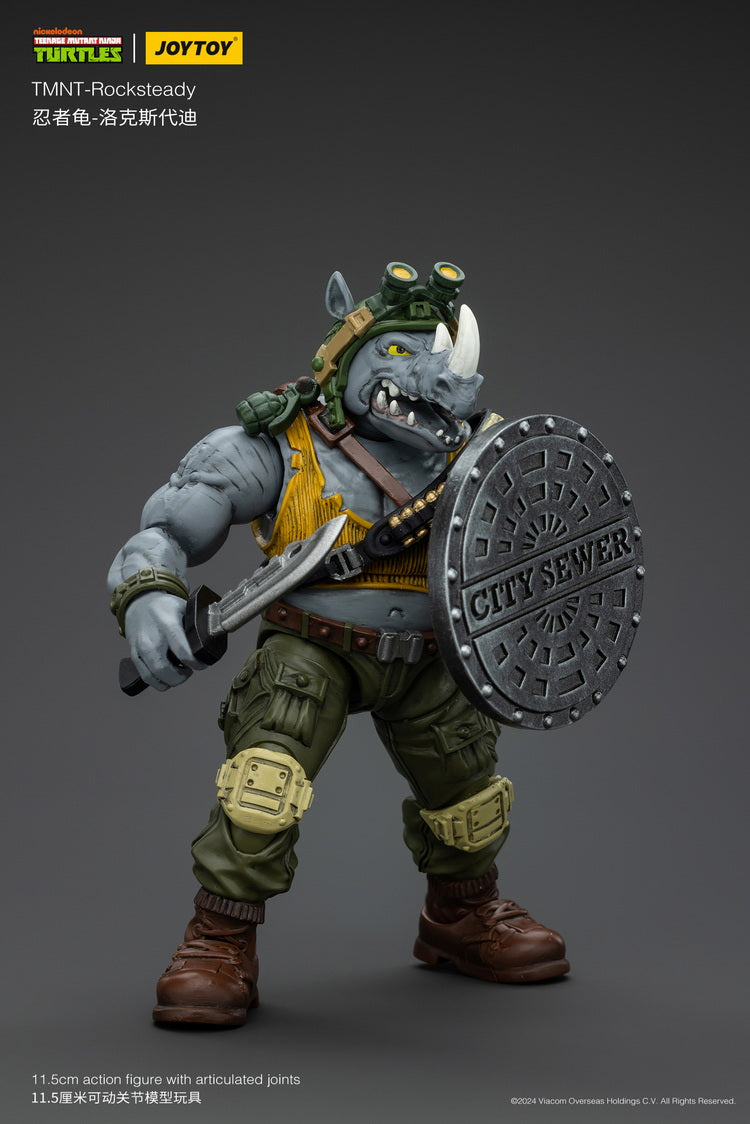 Pre - Order: 1/18 Scale Collectible Action Figure of JoyToy TMNT Rocksteady
