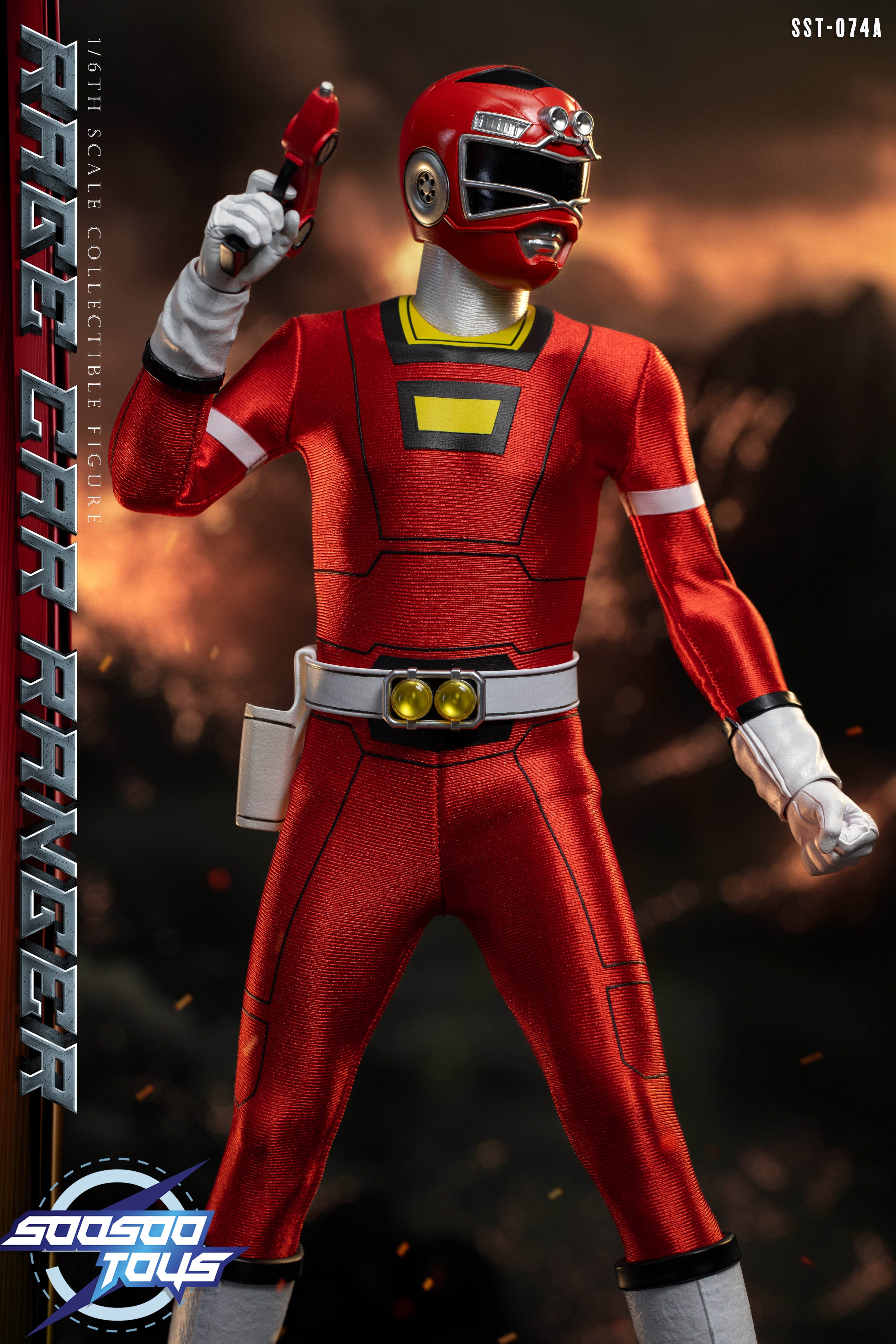 Pre - Order: 1/6 Scale Action Figure of SST - 074A Rage Car Ranger