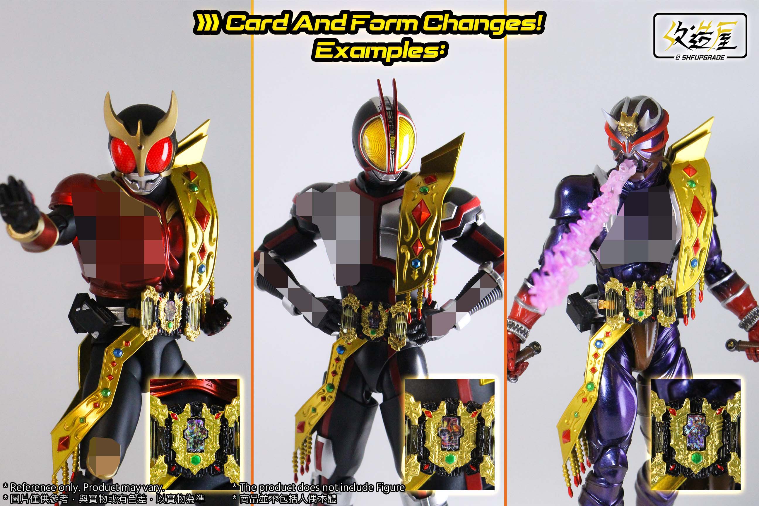 Kamen Rider Legend Gorgeous Transformation Accessory Set for SH Figuarts Action Figures