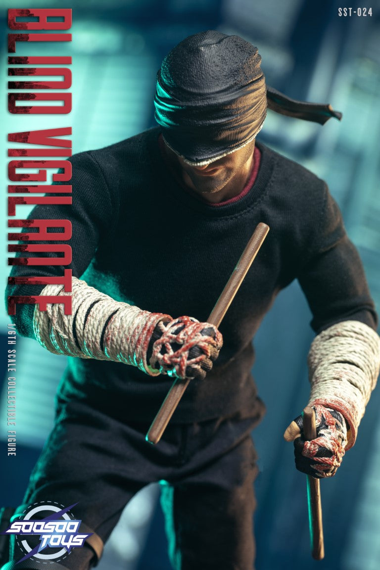 Pre - order 1/6 Scale Collectible Action Figure of Blind Vigilante SST - 024