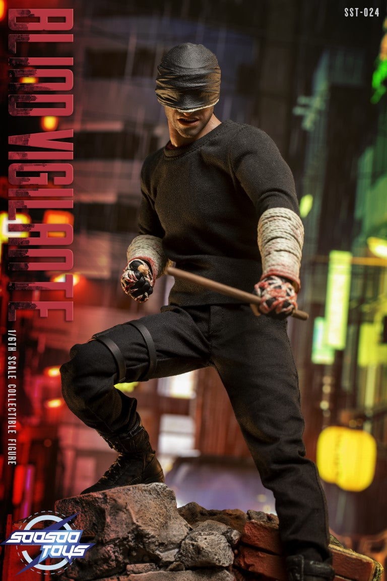 Pre - order 1/6 Scale Collectible Action Figure of Blind Vigilante SST - 024
