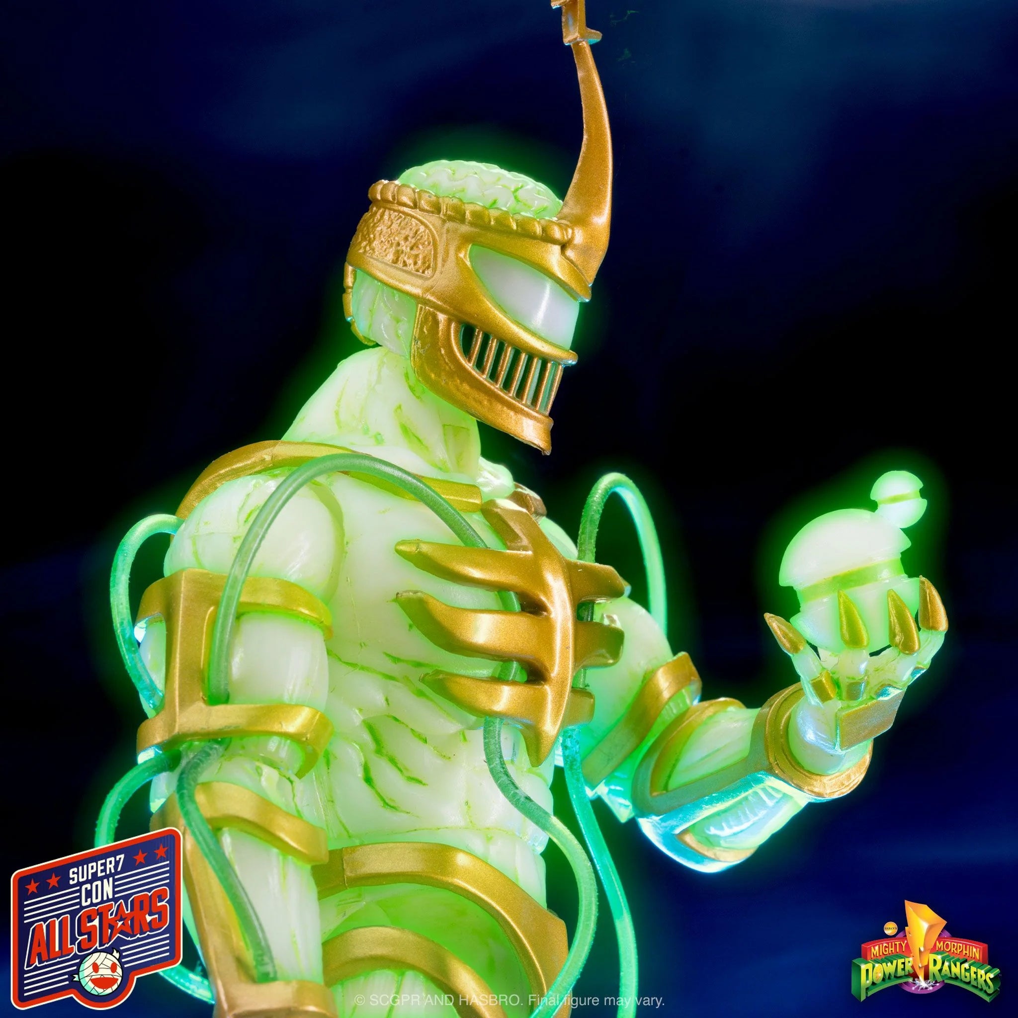 ULTIMATES! Mighty Morphin Power Rangers Imperial Gold Glow Lord Zedd Figure
