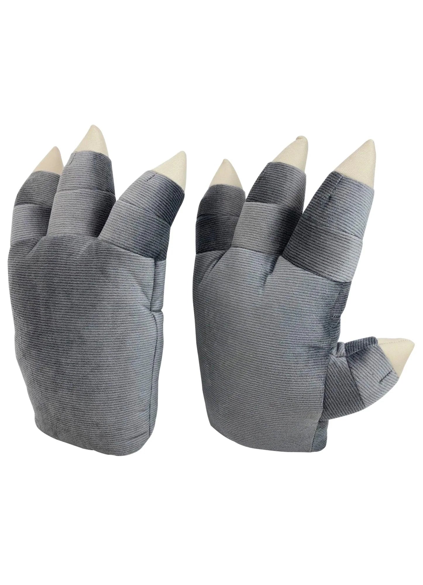 High - Quality Polyester Godzilla Gray Claws Stuffed Plush Gloves for Fans of All Ages