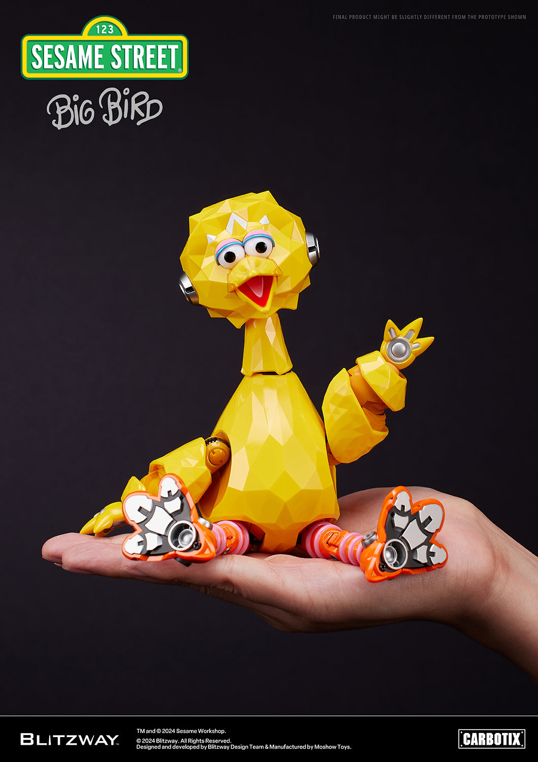 PREORDER: CARBOTIX Lifelike Big Bird from Sesame Street