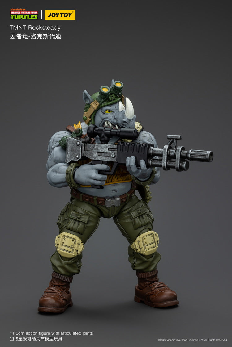 Pre - Order: 1/18 Scale Collectible Action Figure of JoyToy TMNT Rocksteady