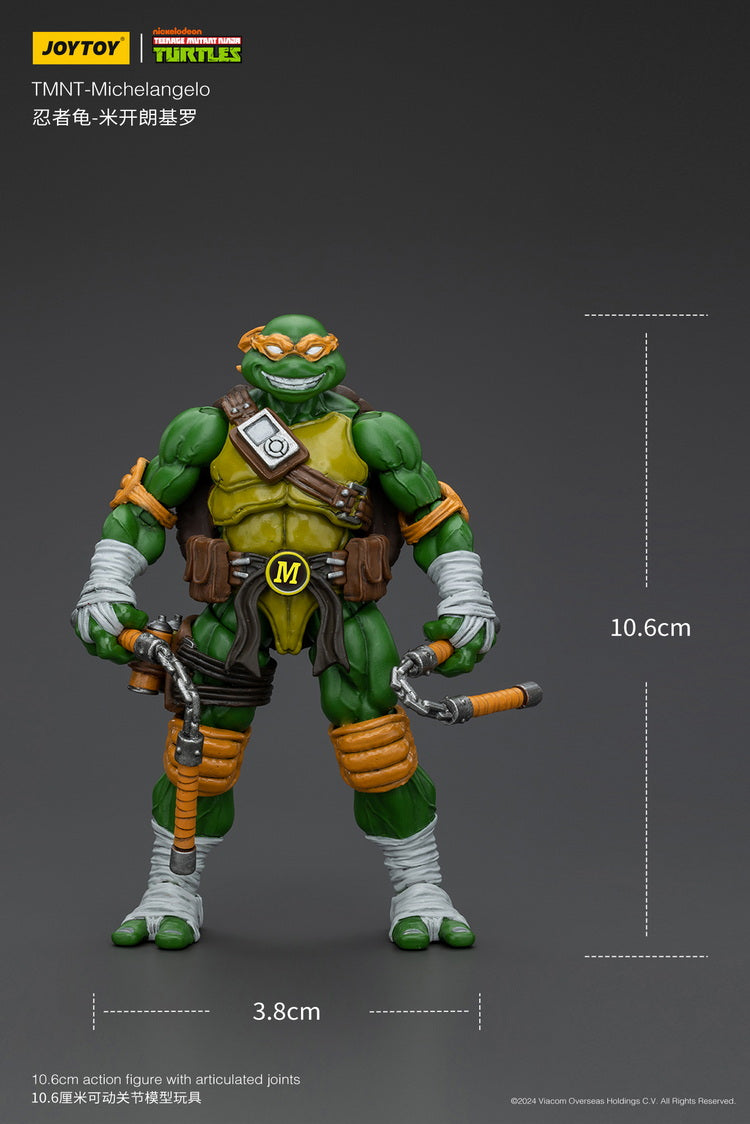 [PREORDER] 1/18 Scale JoyToy Teenage Mutant Ninja Turtles Michelangelo Action Figure