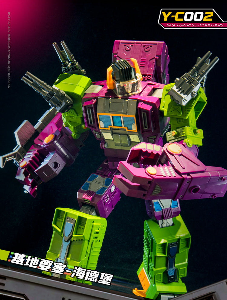 Kaiyu Model Y - C002 Heidelberg Base Transforming Fortress Robot Toy