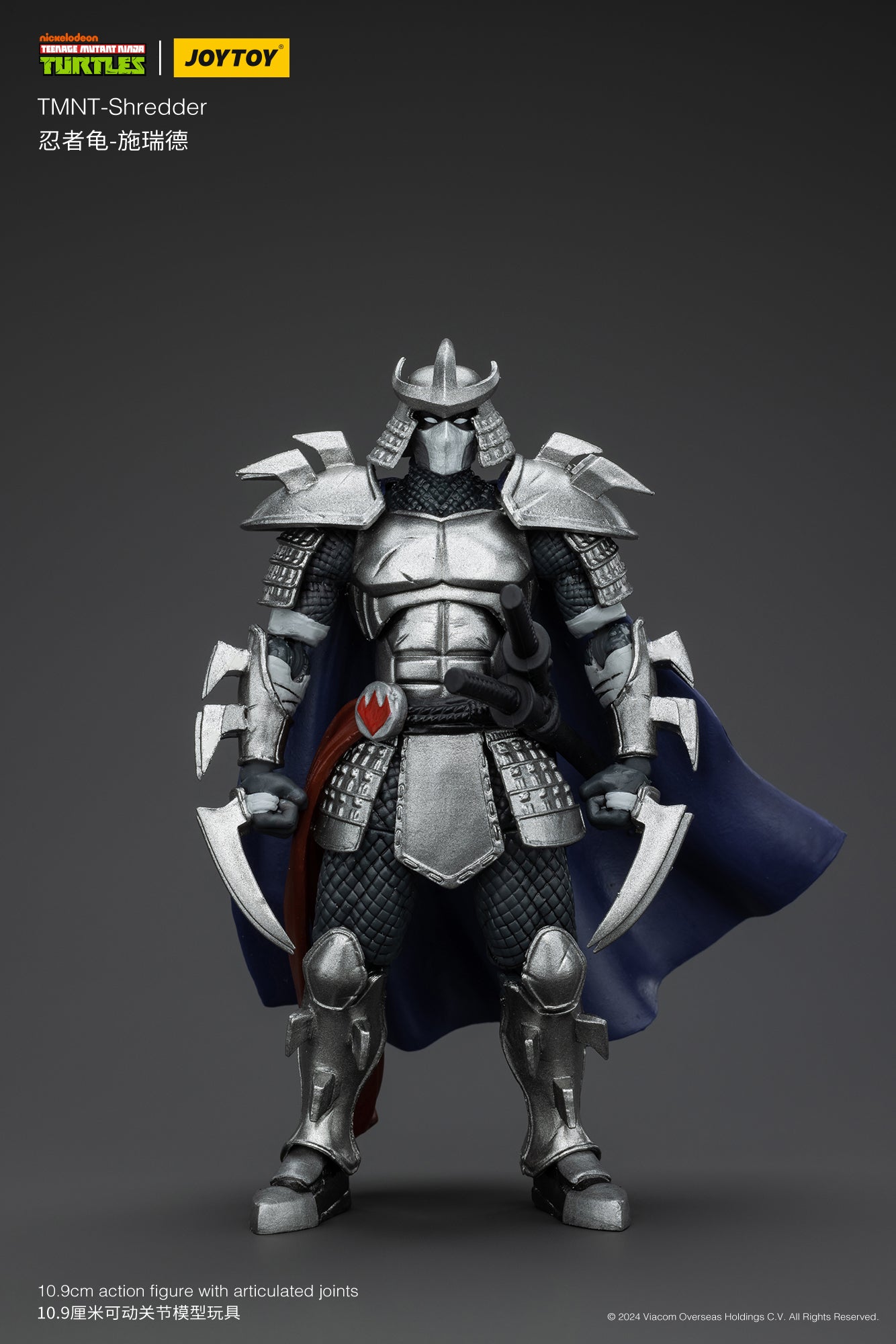 JoyToy 1/18 Scale Action Figure of Teenage Mutant Ninja Turtles' Shredder