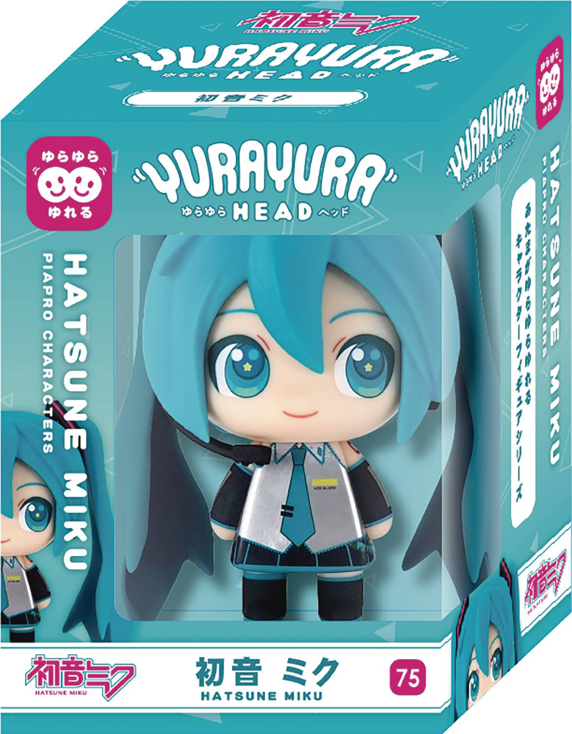 Pre - order Hatsune Miku Wobbly Head Collectible Figure from Yurayura Bobblehead Series