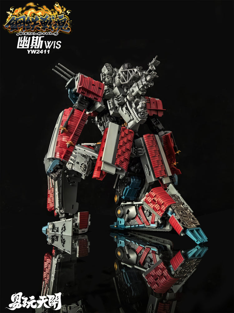 ToysEasy YW2411 WIS Ghost - Transformable Action Figure from Metal Soul Series Inspired by Iowa - class Battleship