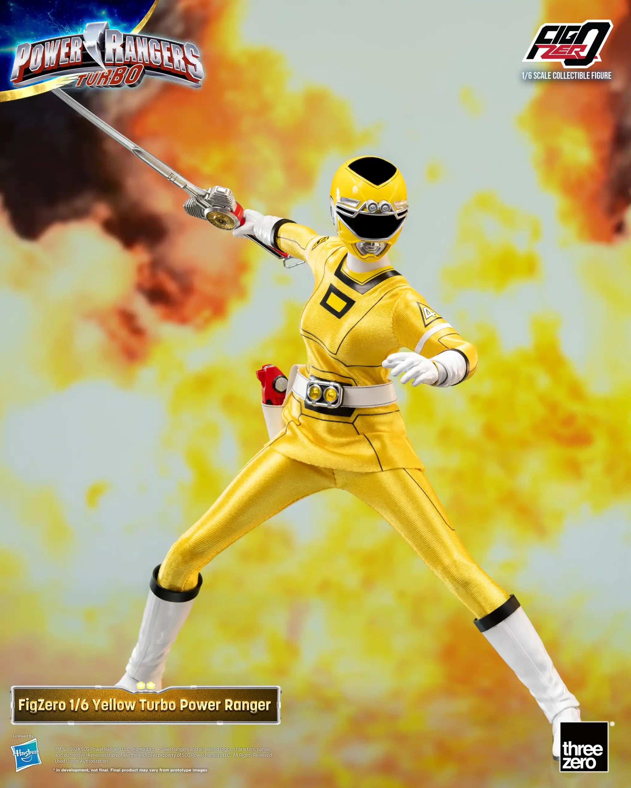 FigZero 1/6 Scale Pre-order Yellow Turbo Ranger - Power Rangers Turbo Figure