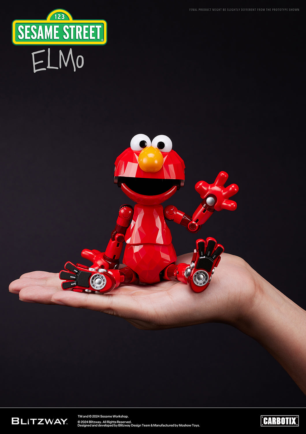 [PREORDER] Blitzway's CARBOTIX Elmo - The Robotic Sesame Street Star