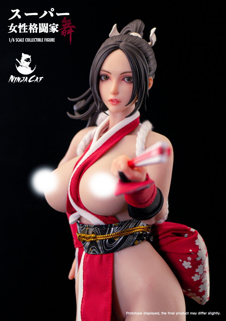 Pre - order 1/6 Scale Female Action Figure: Ninja Cat N001 Female Fighter Mai