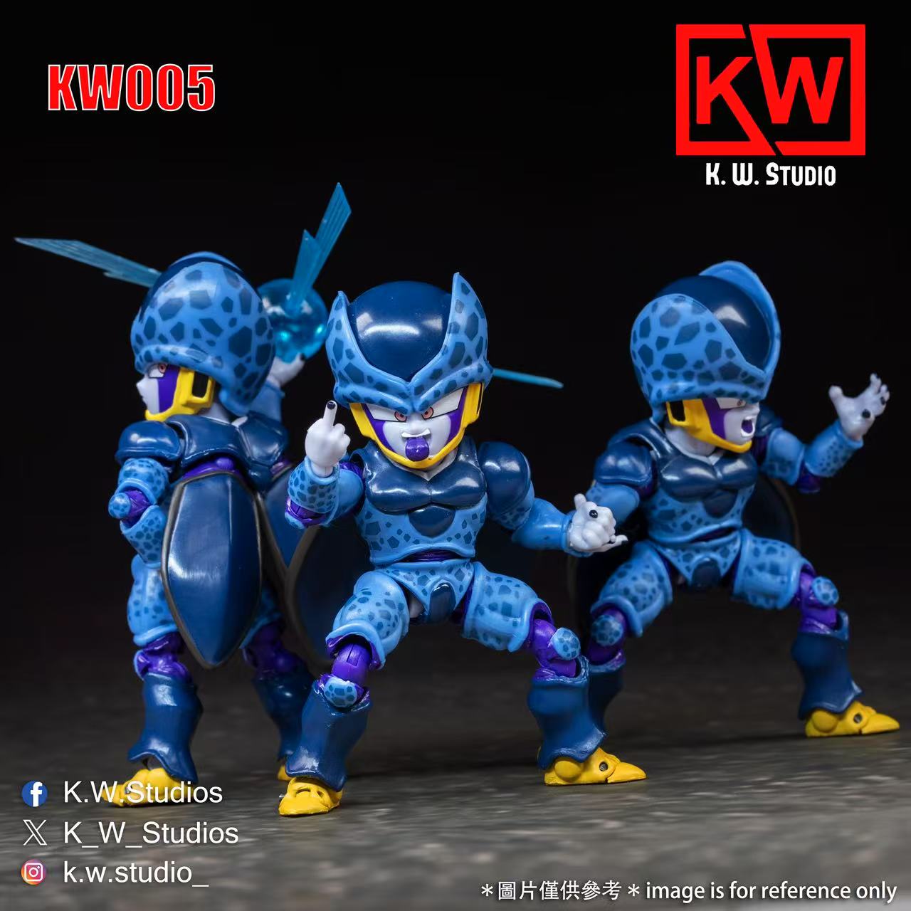 Pre - order KW Studio KW005 and KW005P Tiny Monster Action Figure Collectible Set with Accessories
