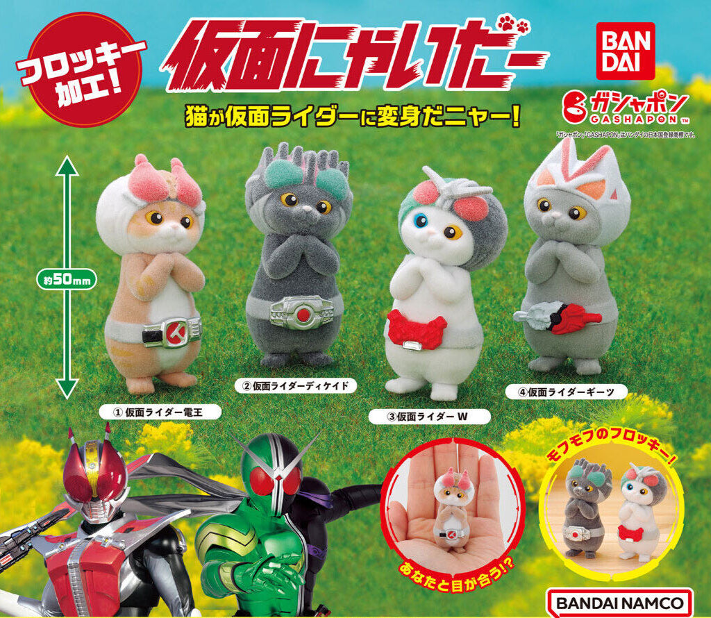 Volume 01 of 2 - foot Cat - themed Kamen Rider Action Figures Set