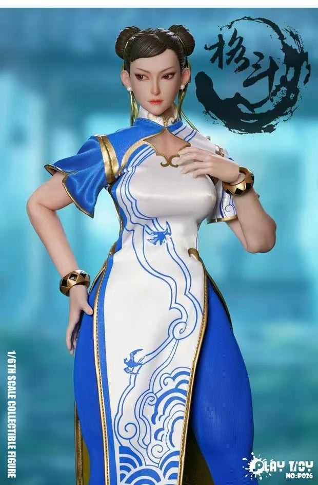 Preorder - 1/6 Scale 6th Gen Chun - Li Playtoy P026 Action Figure