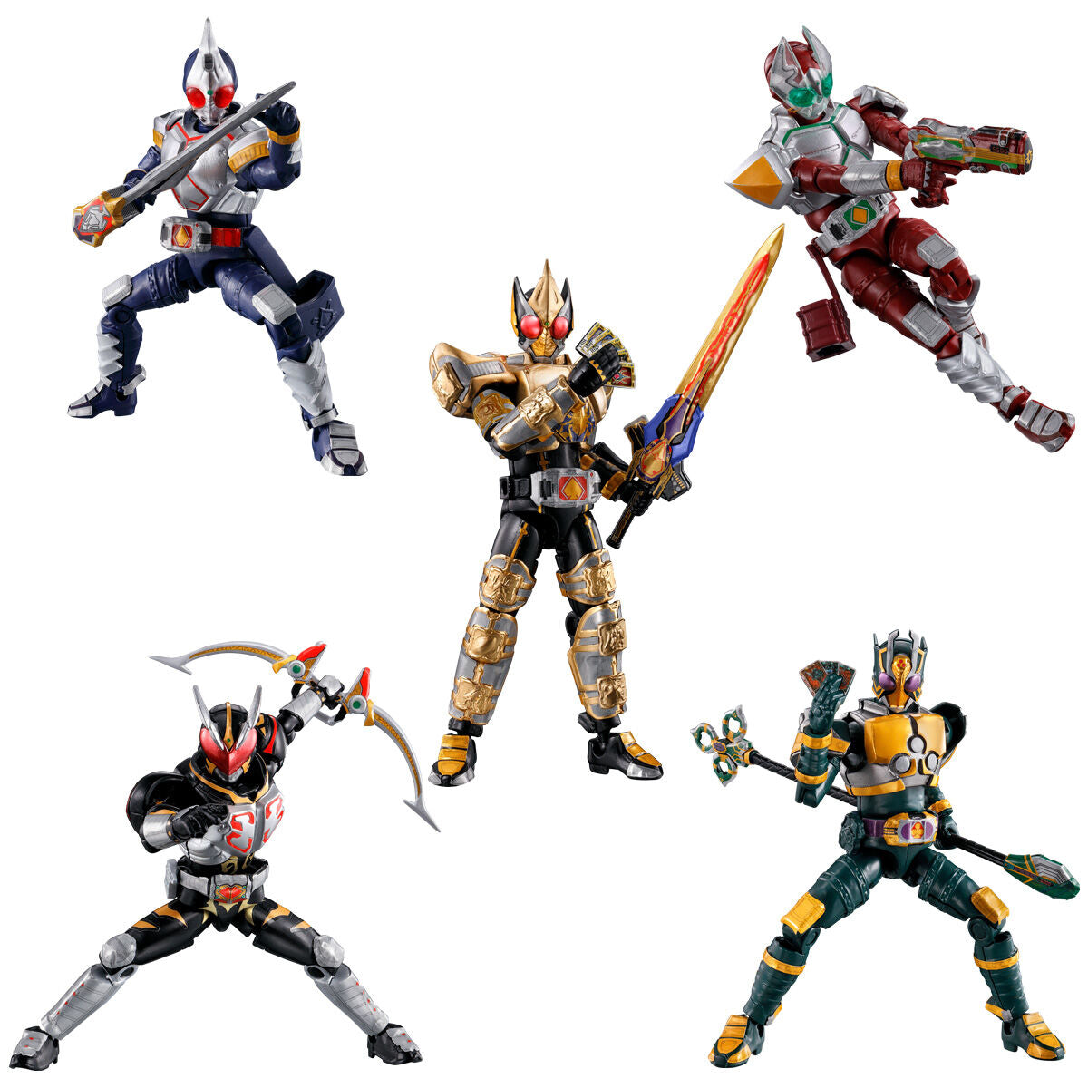 Pre - Order: Collectible SODO Chronicle Kamen Rider Blade Figure Set