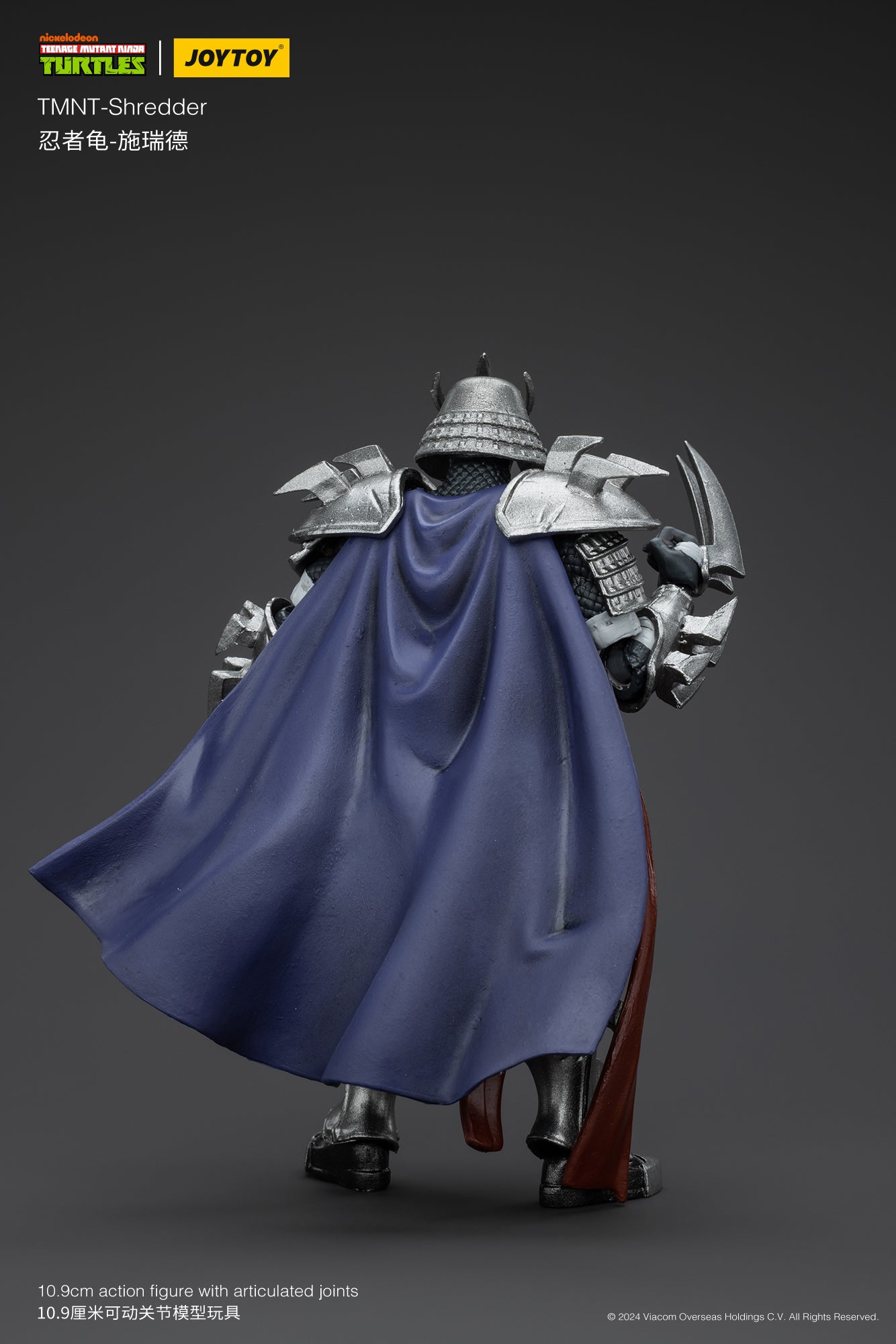 JoyToy 1/18 Scale Action Figure of Teenage Mutant Ninja Turtles' Shredder