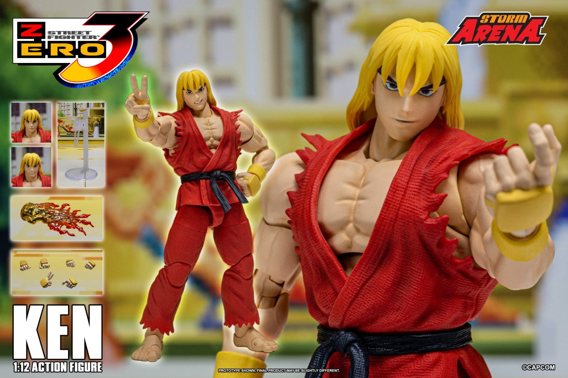 Pre - order Collectible Street Fighter Zero 3 Action Figure of Storm Arena Ken