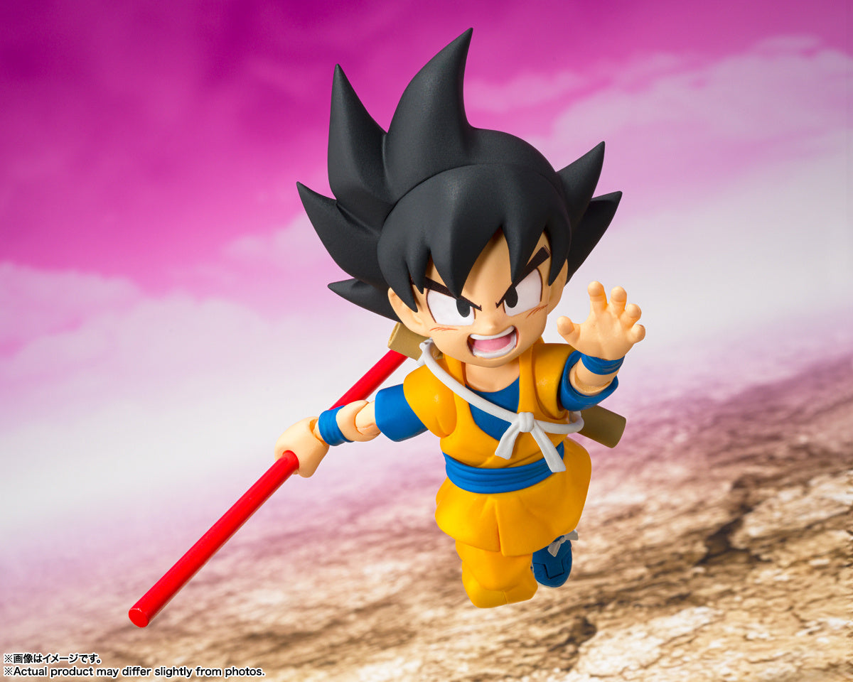 Mini SH Figuarts Son Goku from the New Daima Dragon Ball Series