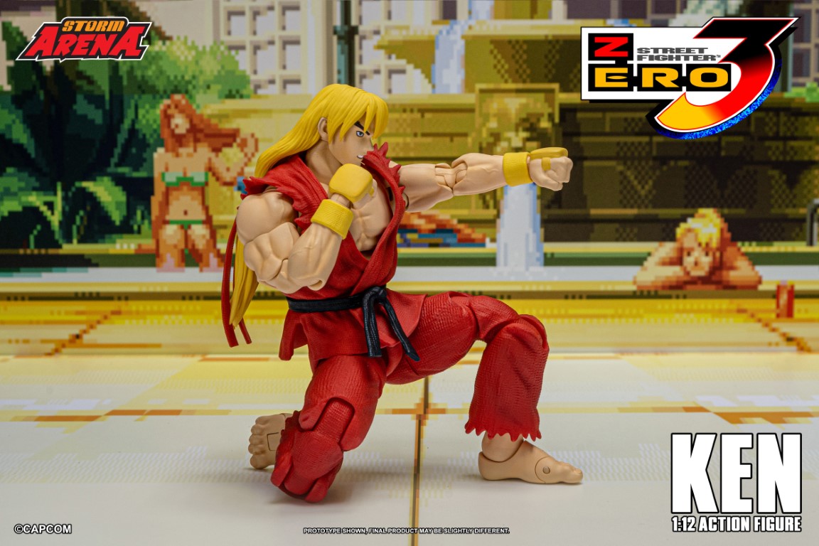 Pre - order Collectible Street Fighter Zero 3 Action Figure of Storm Arena Ken