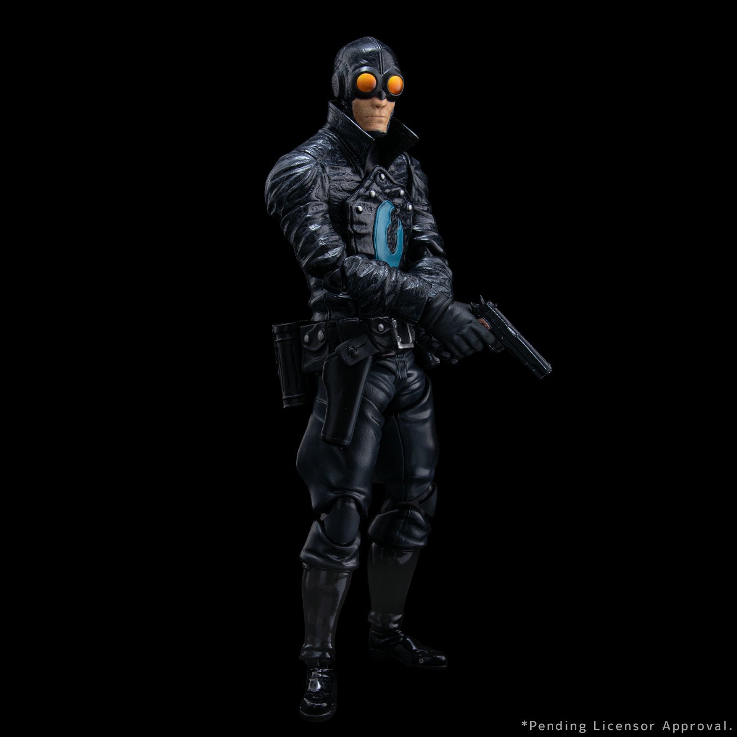 1/12 Scale Collectible Action Figure of Hellboy's Lobster Johnson, a Legendary Superhero from Mike Mignola's Work