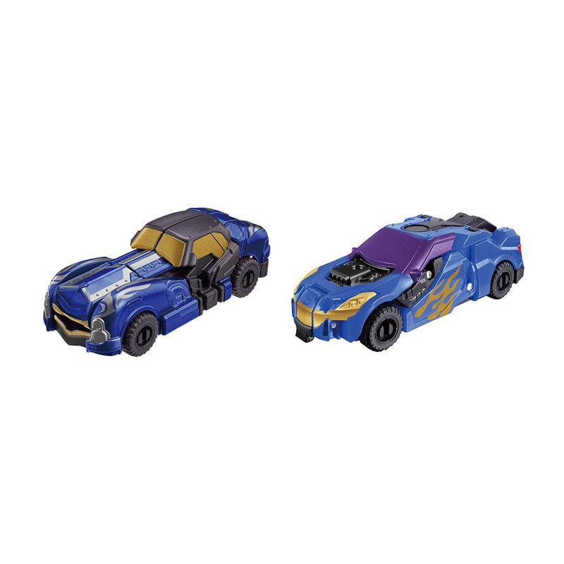 DX BoonBoom Classic and Racing Cool Blue Version Set of Toy Vehicles