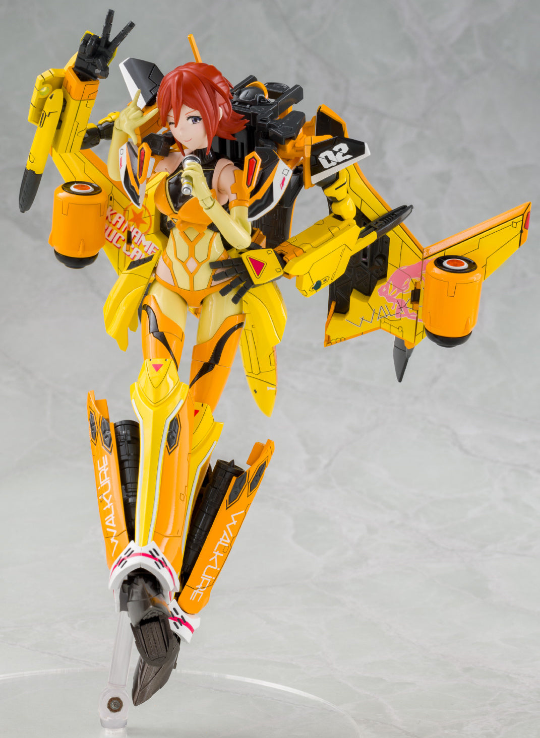 Aoshima V.F.G. Macross Delta VF-31J Siegfried Kaname Buccaneer Color-Molded Model Kit