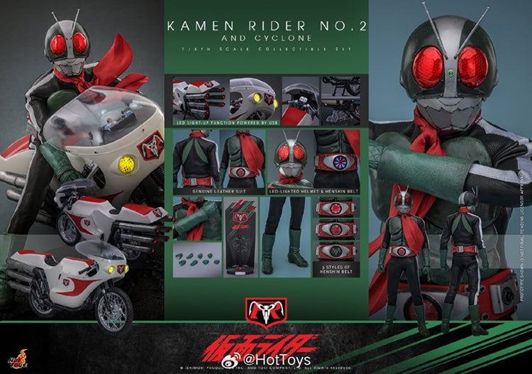 Preorder HotToys 1/6 Scale Kamen Rider Nigou with LED & Cyclone Motorcycle