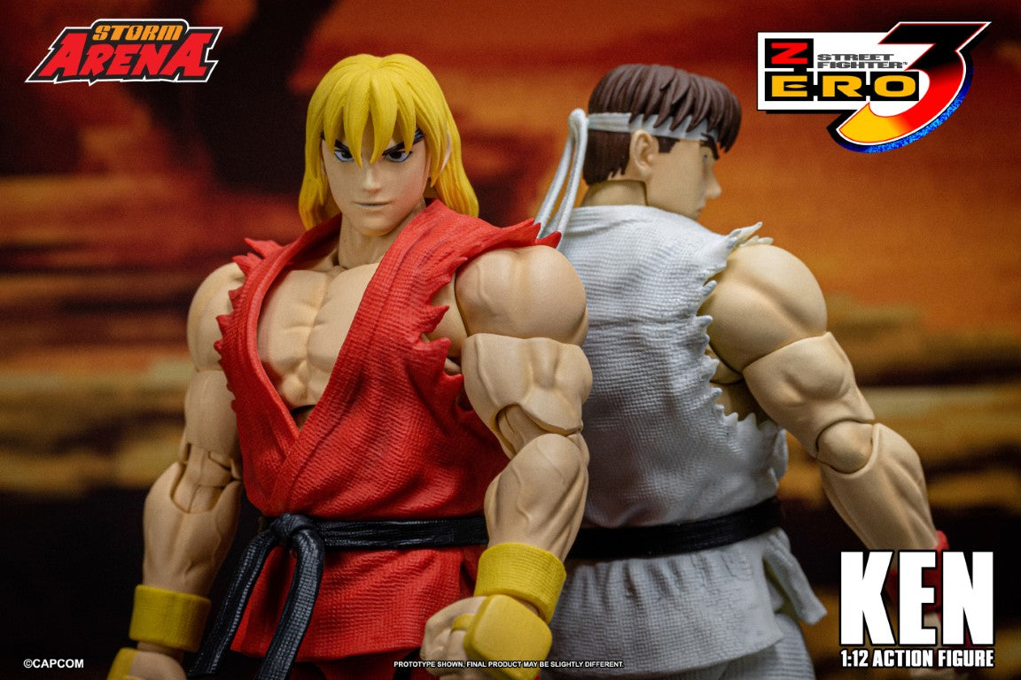 Pre - order Collectible Street Fighter Zero 3 Action Figure of Storm Arena Ken